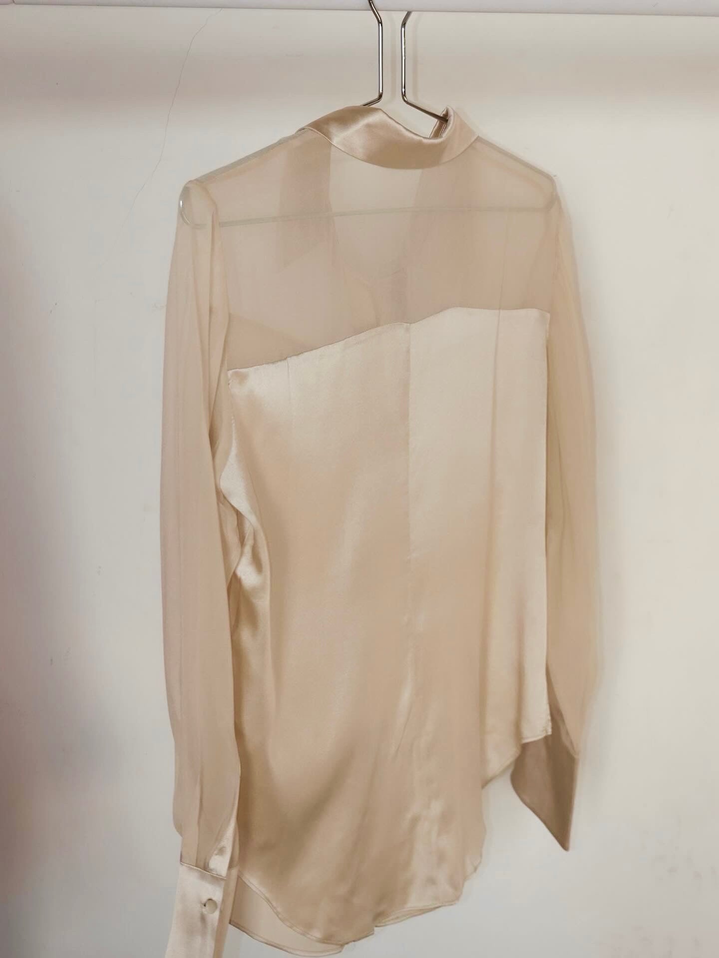 Bianca button silk shirt