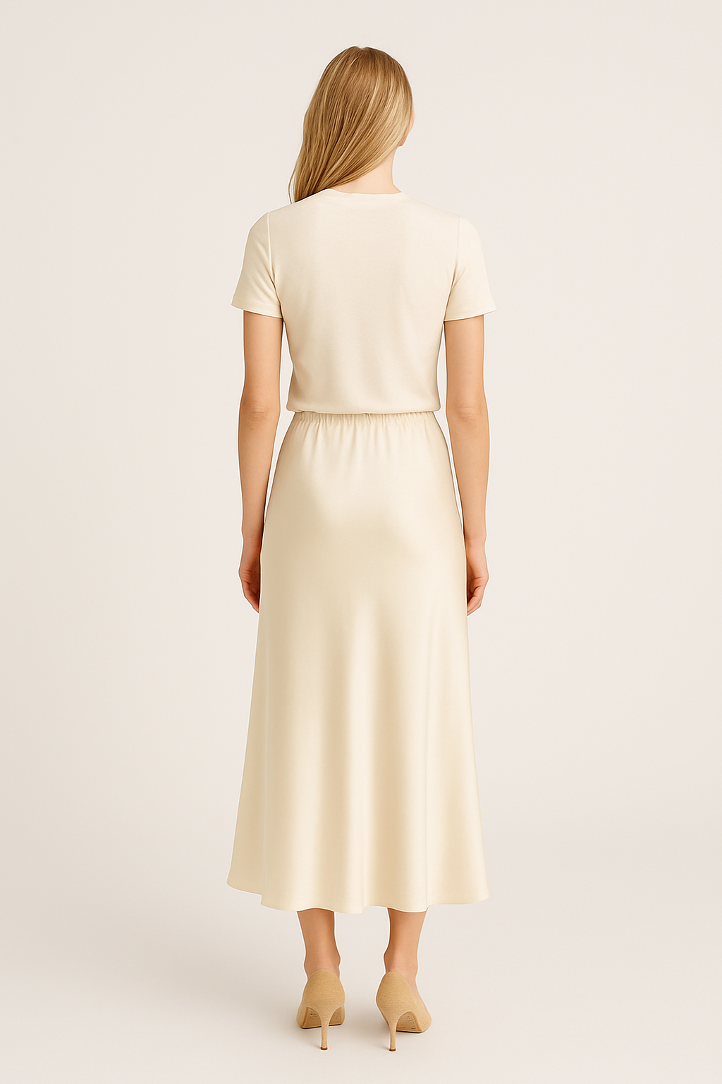 Aurora Silk skirt