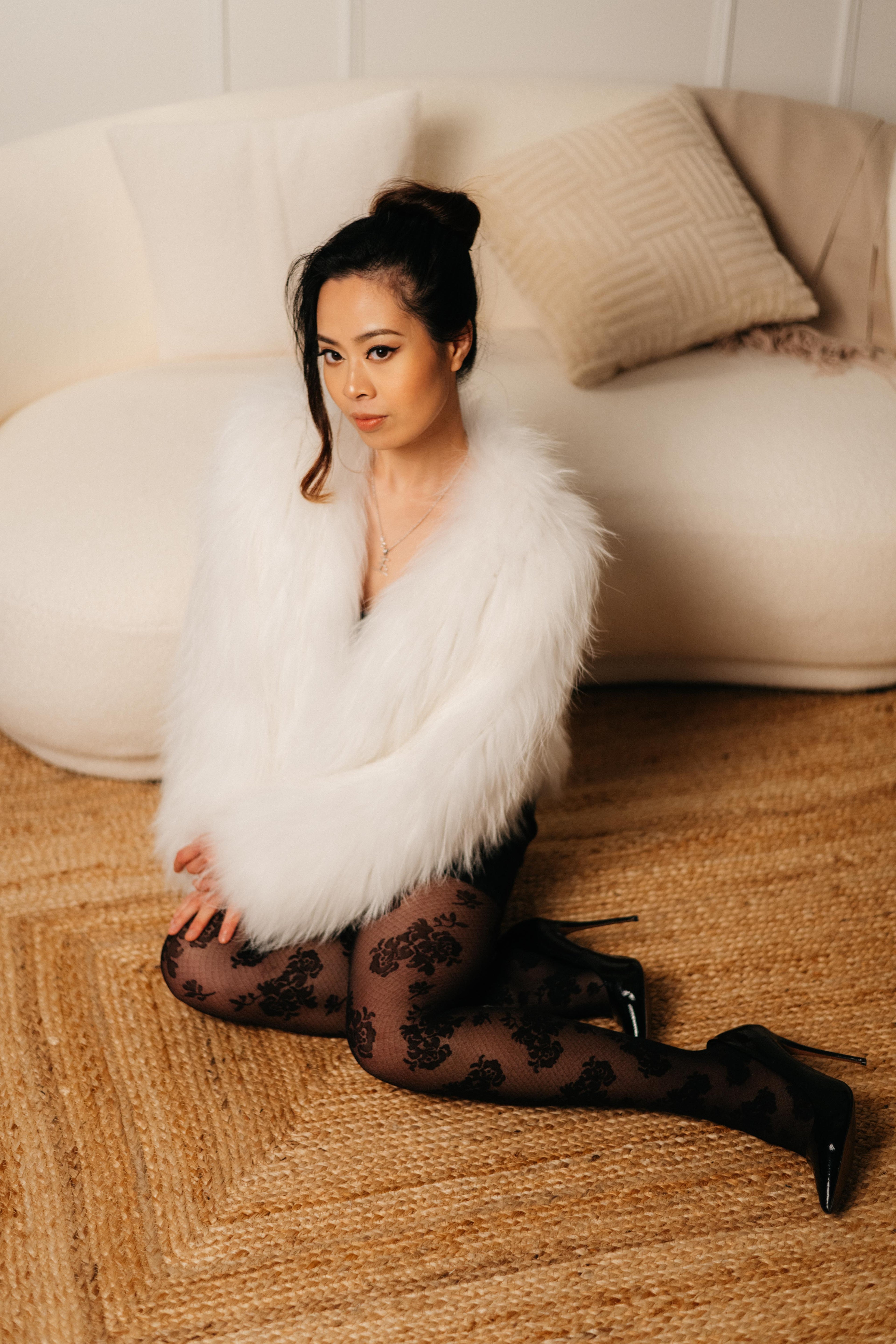 Blanche Faux Fur Coat