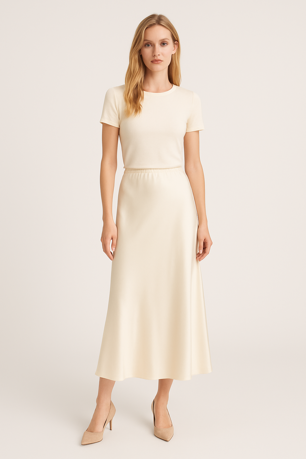 Aurora Silk skirt